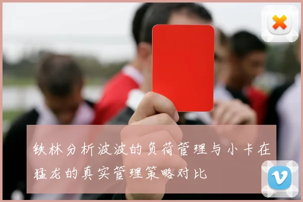 铁林分析波波的负荷管理与小卡在猛龙的真实管理策略对比