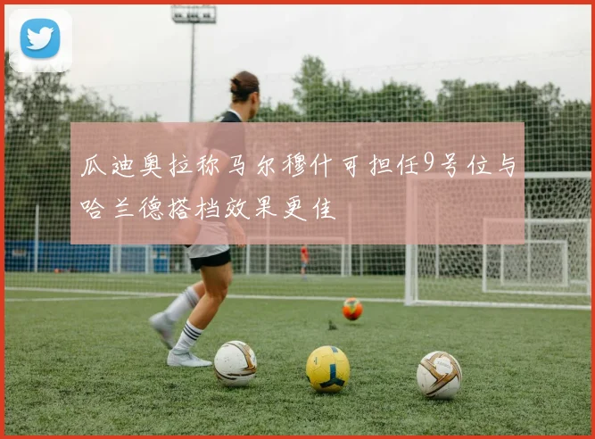 瓜迪奥拉称马尔穆什可担任9号位与哈兰德搭档效果更佳